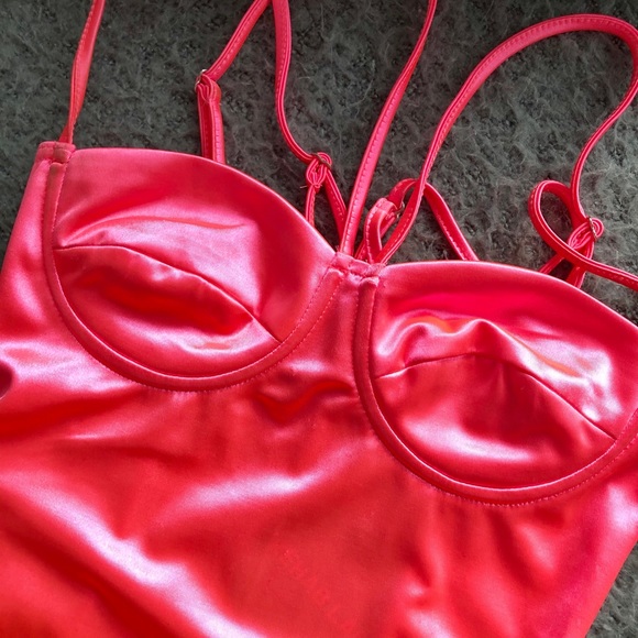 Neon Pink Dress - Picture 2 of 4